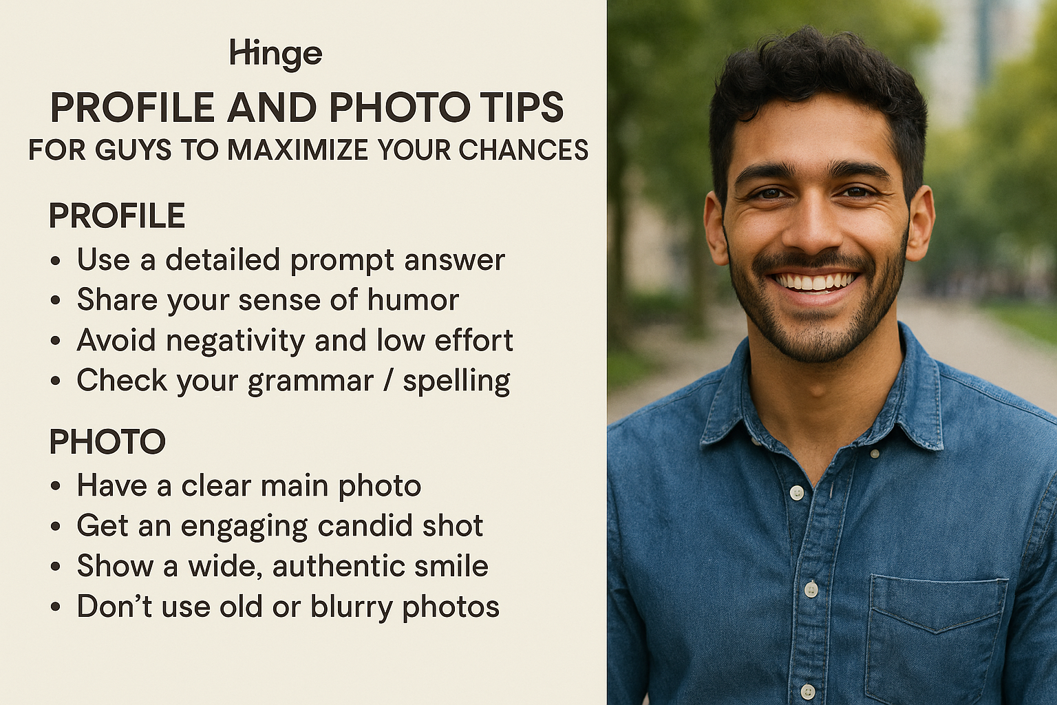 “Example of best Hinge prompt answers for guys with funny and smart responses”