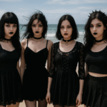 Best goth chick prompt examples and answers for dating apps with aesthetic visuals